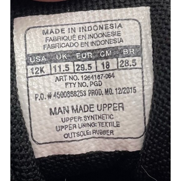 Under Armor Cleats Kids Size 12K Black Pink Lead Off Baseball Shoes - Picture 6 of 7